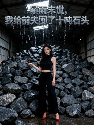 暴雨末世，我給前夫囤了十噸石頭
