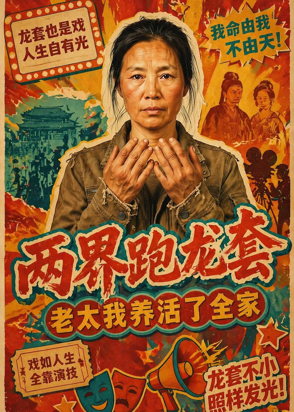 兩界跑龍套，老太我養活了全家