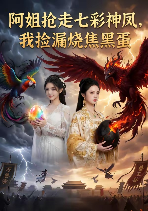阿姐搶走七彩神鳳，我撿漏燒焦黑蛋