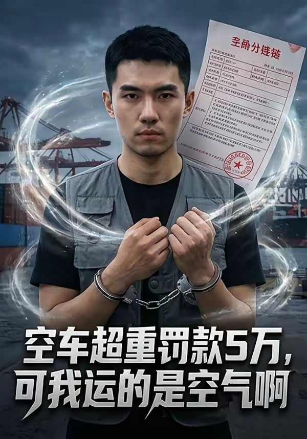 空車超重罰款5萬，可我運的是空氣啊