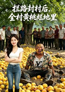 攔路封村後，全村黃桃爛地裡