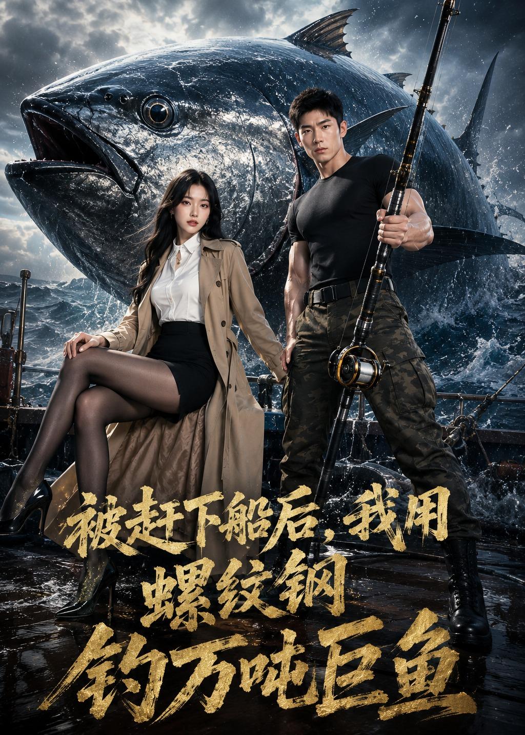 被趕下船後，我用螺紋鋼釣萬噸巨魚