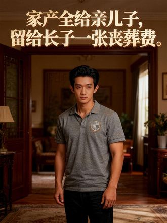 家產全給親兒子，留給長子一張喪葬費