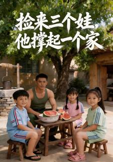 撿來三個娃，他撐起一個家