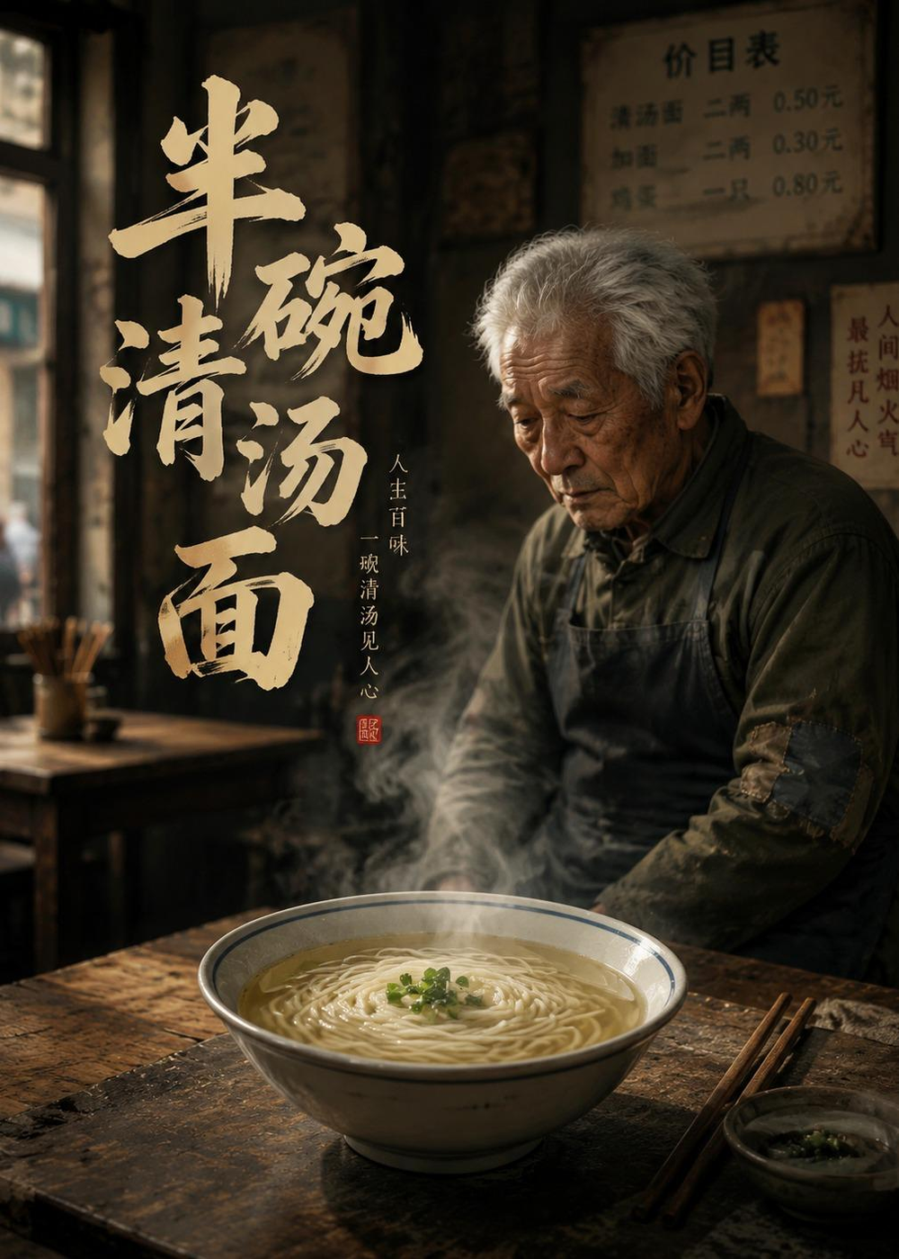 半碗清湯麵