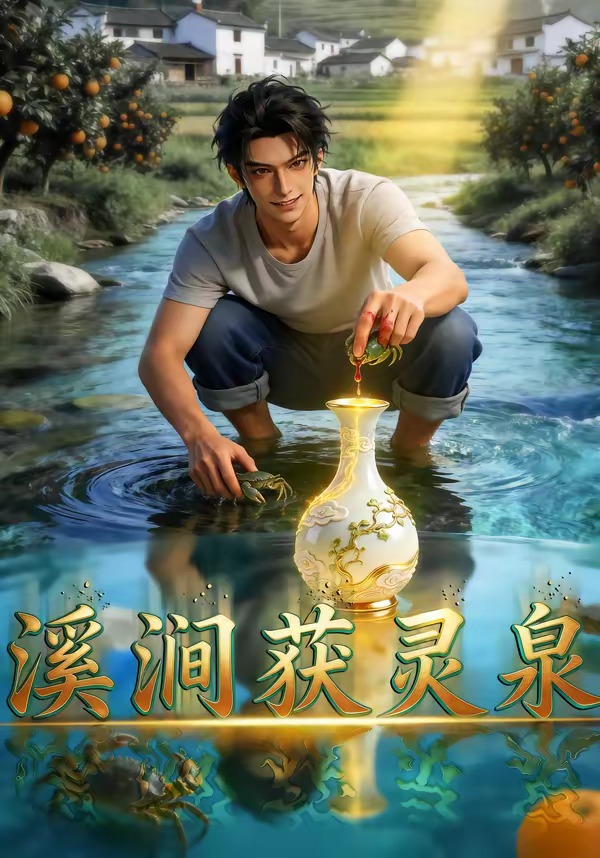 溪澗獲靈泉    動漫