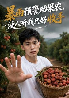 暴雨預警勸果農，沒人聽我只好收手