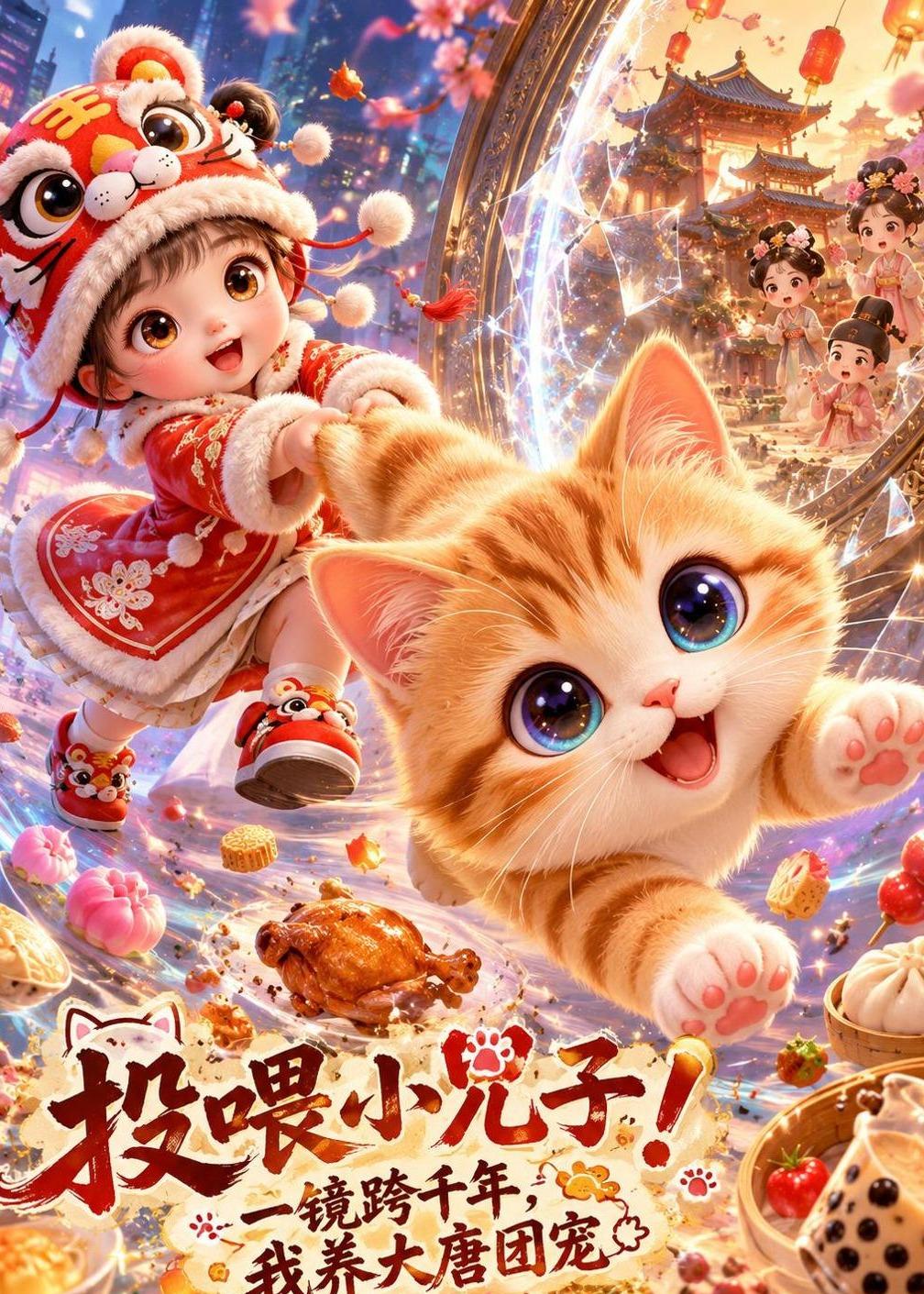 投餵小兕子！一鏡跨千年，我養大唐團寵