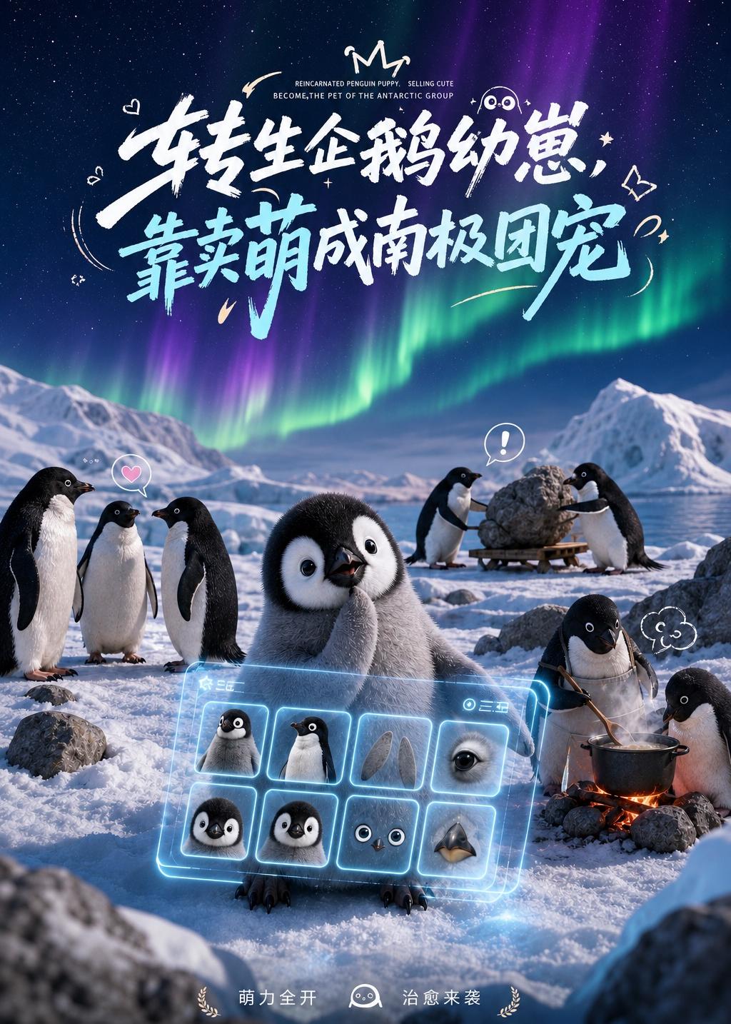 轉生企鵝幼崽，靠賣萌成南極團寵