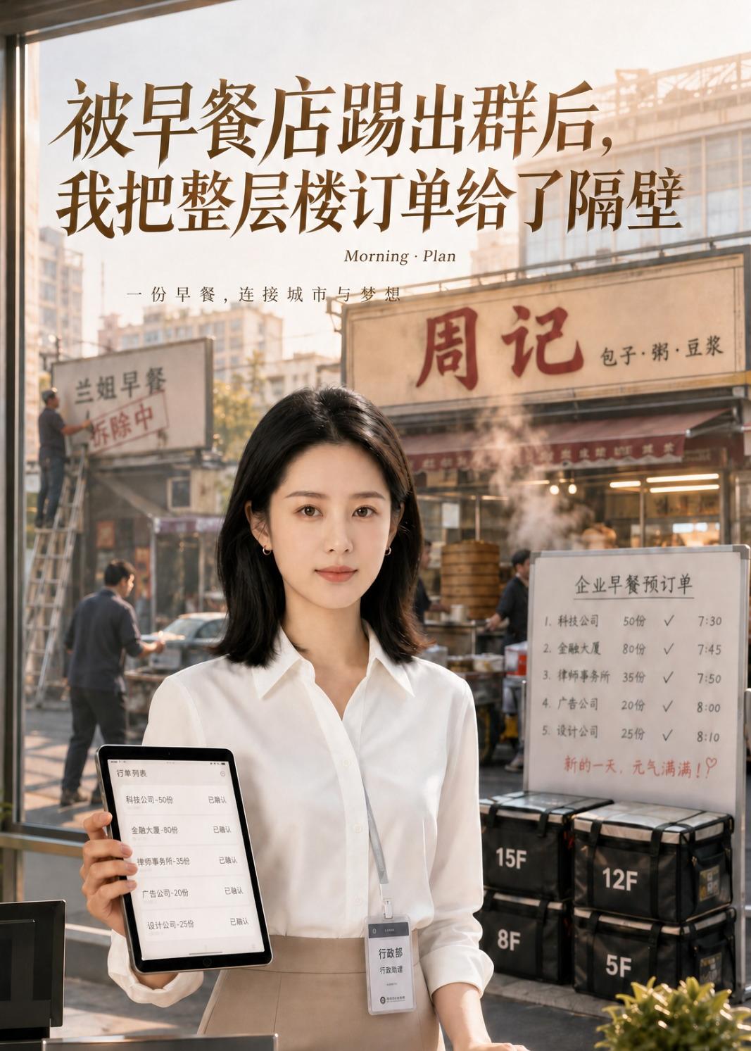 被早餐店踢出群后，我把整層樓訂單給了隔壁