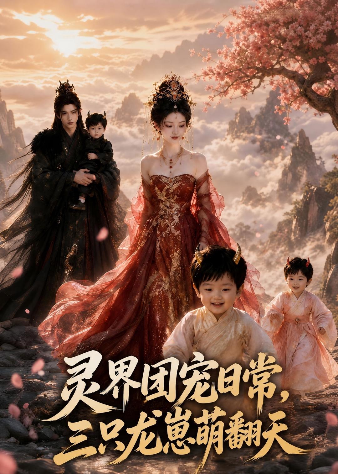 靈界團寵日常，三隻龍崽萌翻天
