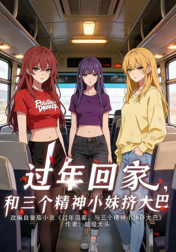 過年回家，和三個精神小妹擠大巴