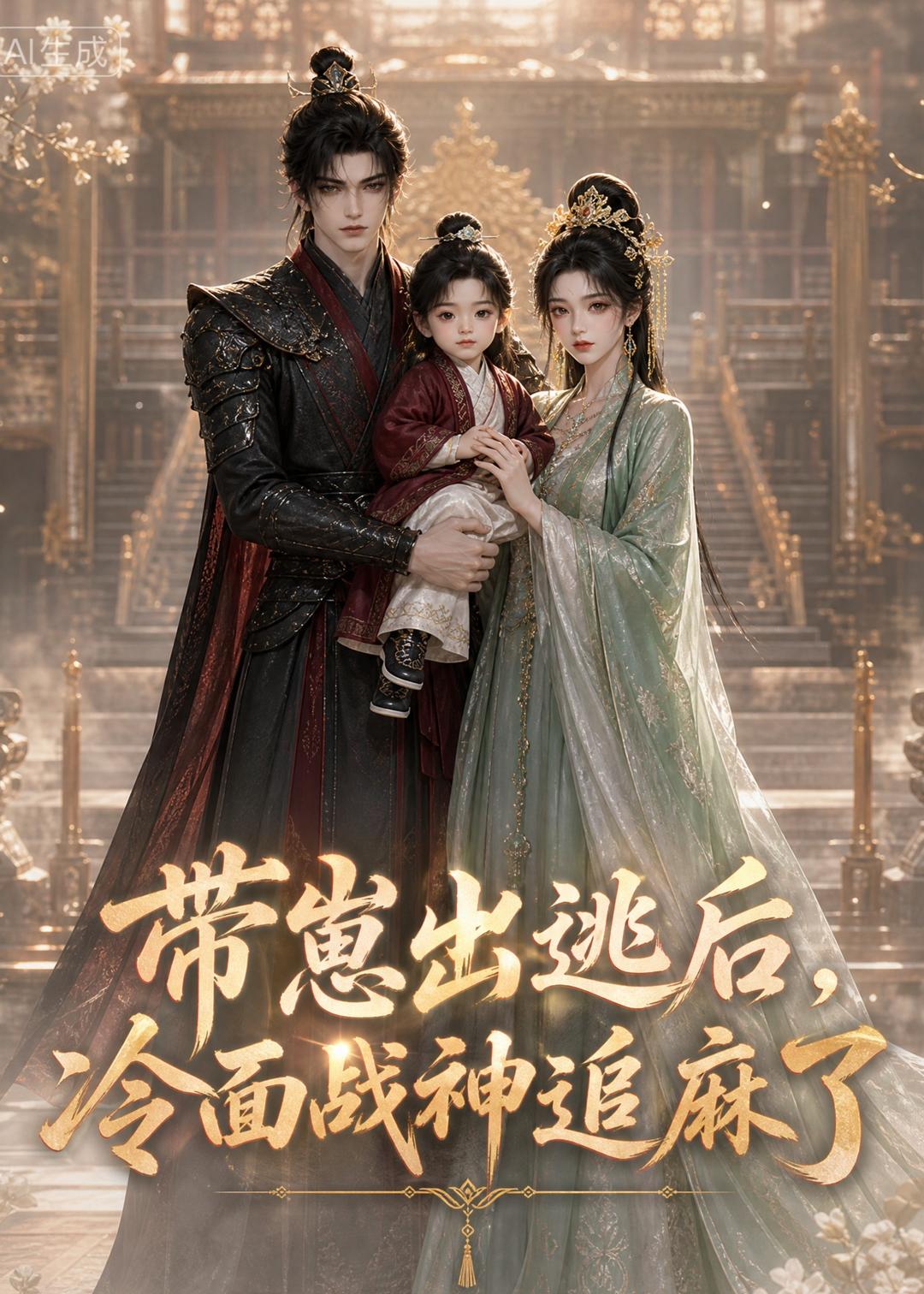 帶崽出逃後，冷麵戰神追麻了