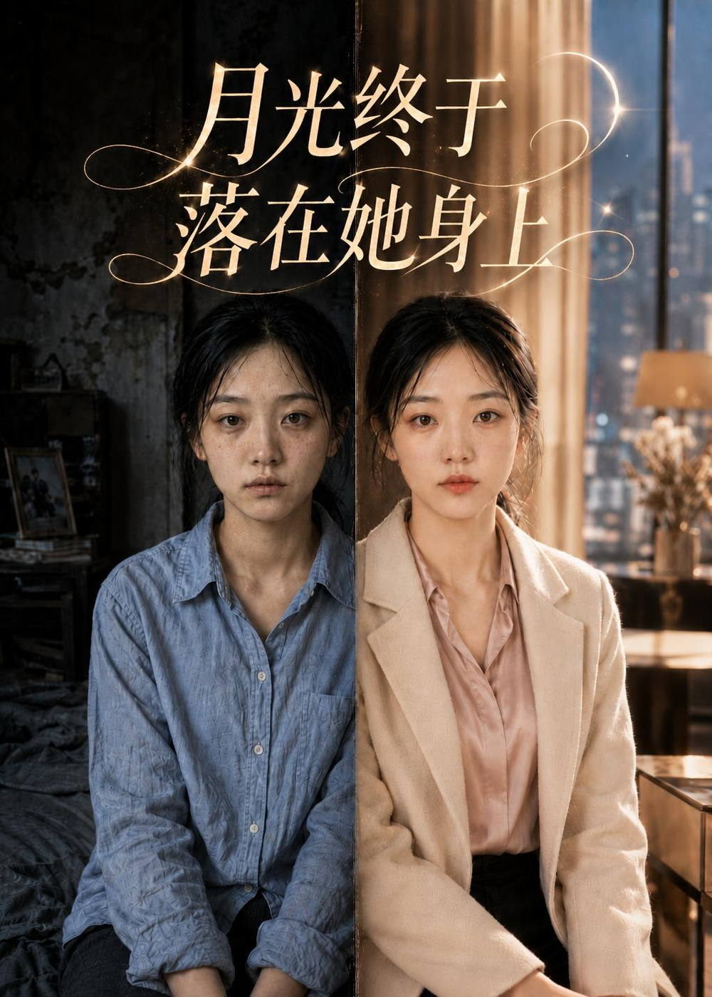 月光終於落在她身上