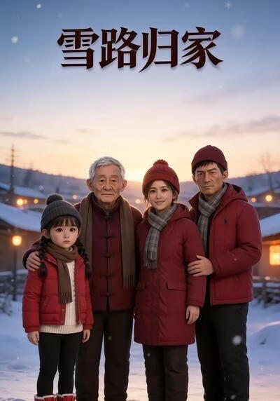 雪路歸家